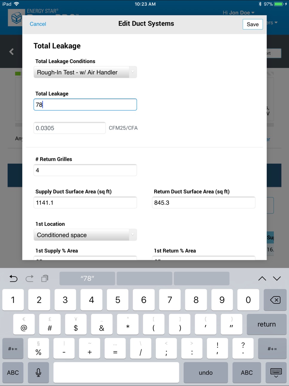 iPad screenshot