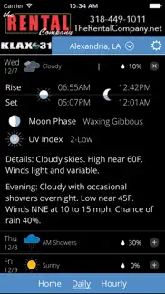 klax weather iphone screenshot 2