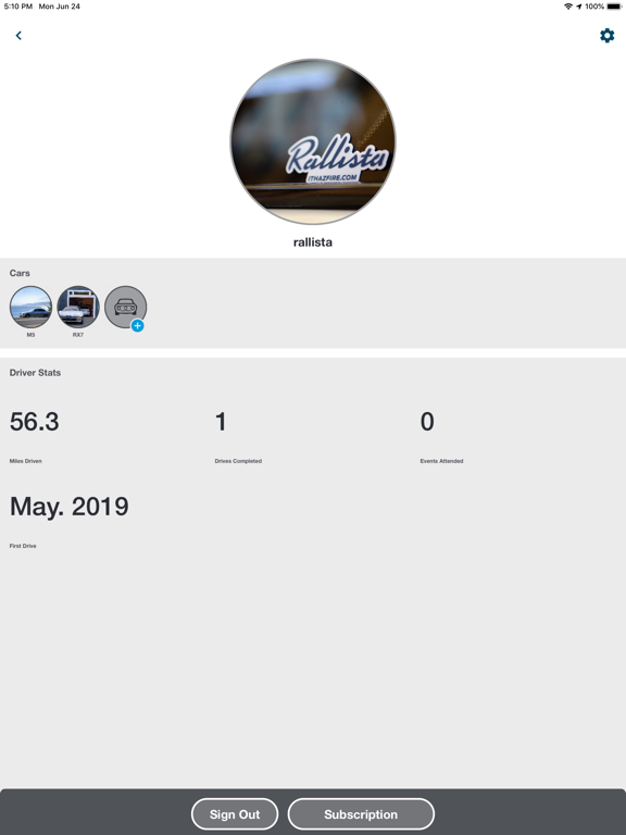 Rallista iPad screenshot 5 - Lifestyle app