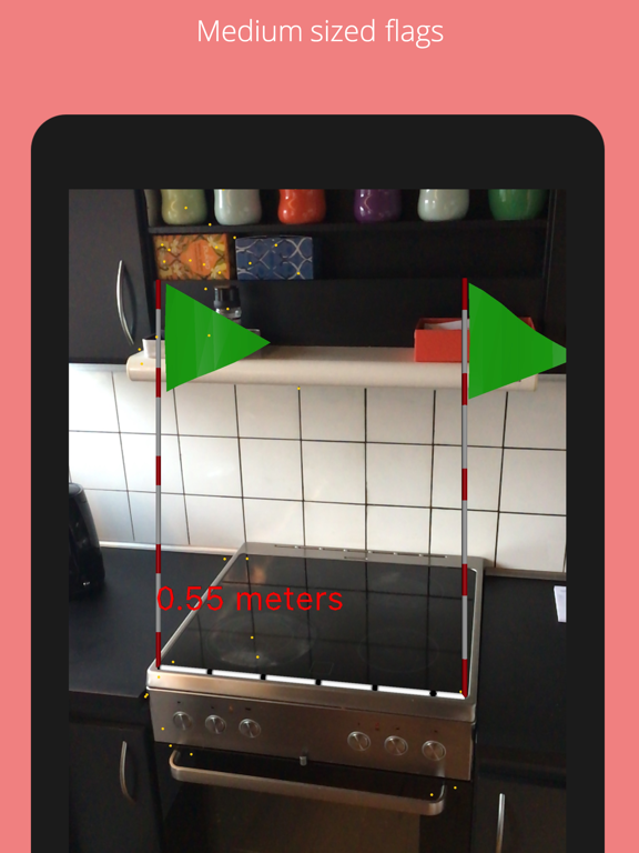 Tape Measure in AR iPad screenshot