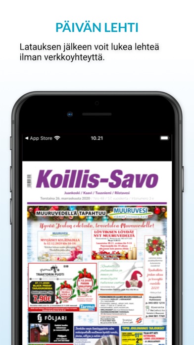 Koillis-Savo, päivän lehti Screenshot