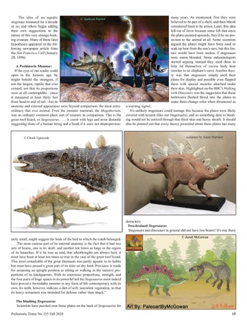 Prehistoric Times Magazine iPad screenshot