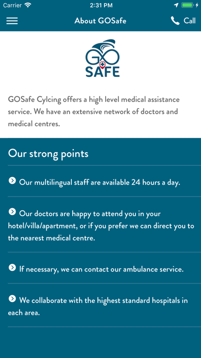 GOSafe Cycling Screenshot