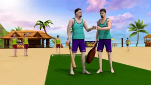 Friends Beach Cricket screenshot #5 for iPhone