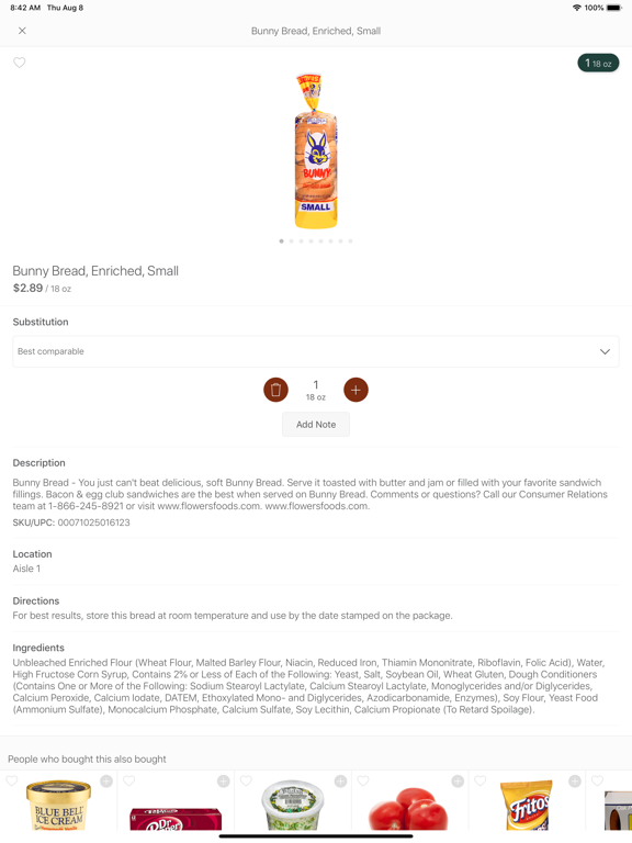 Oak Point Fresh Market iPad screenshot 2 - Shopping app