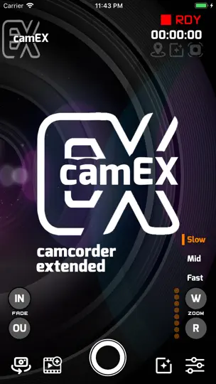 Скриншот CamcorderEX на iPhone 1