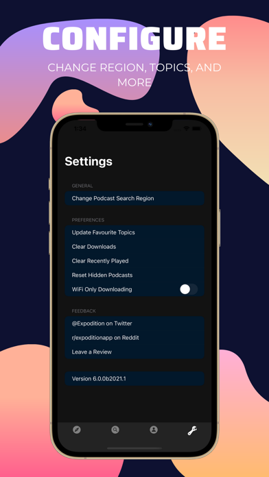 Expodition: Podcast Player Screenshot
