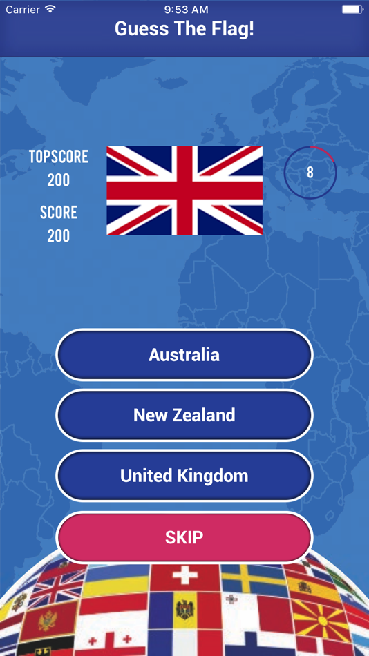 #3. Guess The Flag Quiz of Country (iOS) Podle: Salman Aslam