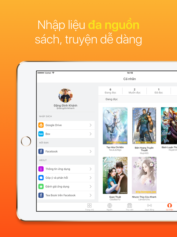 Tea Book - Đọc Sách Online iPad screenshot 4 - Book app