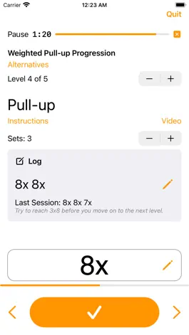 Game screenshot Progressive Workouts apk