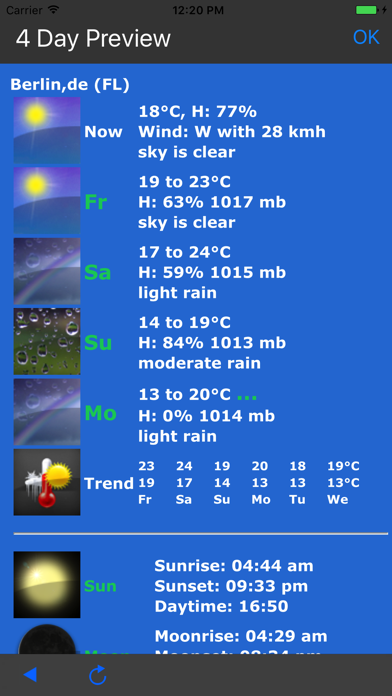 Old Clock+Weather Screenshot