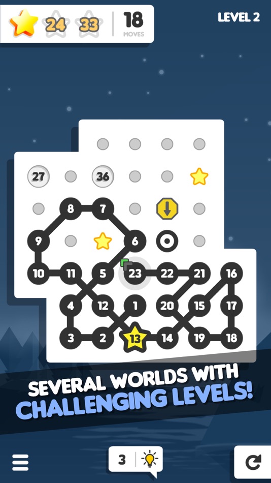 #5. Line Up: Dots! (iOS) 由: Rodolfo Seabra