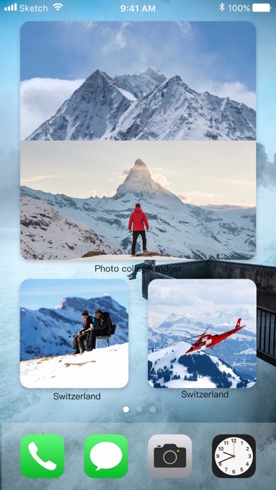 Screenshot #3 pour Photos Collage Widget