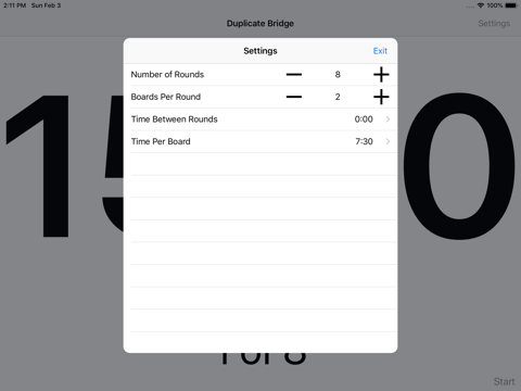 Duplicate Bridge Timer screenshot 4