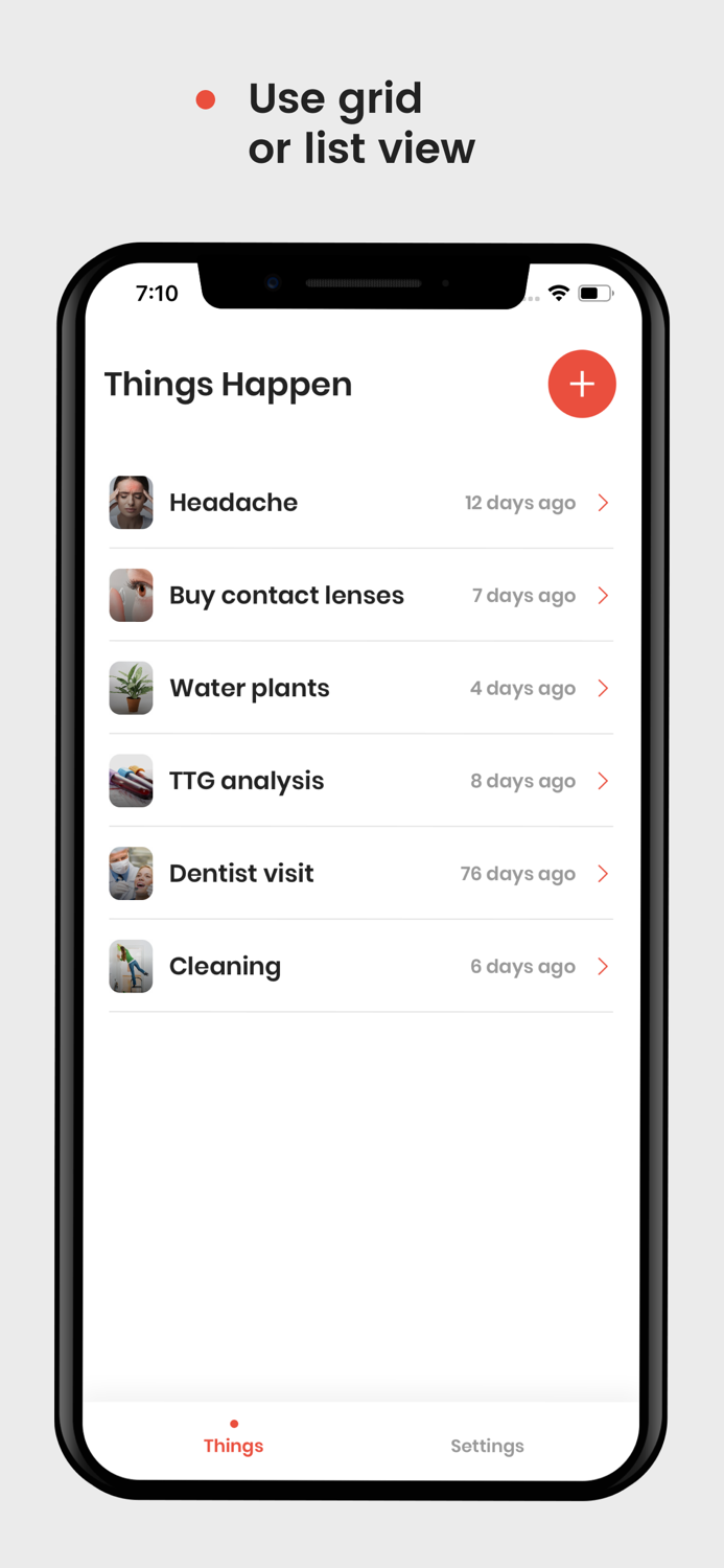 Things Happen - Life Tracker