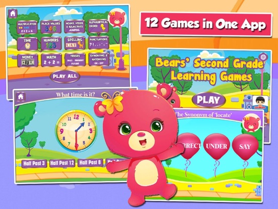 Screenshot #4 pour Bears Second Grade Games