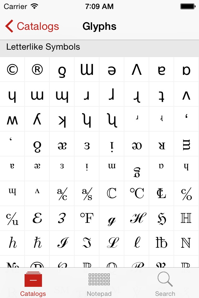 Unicode Pad Pro with keyboards screenshot 2