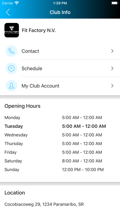 Fit Factory iPhone screenshot 2 - Health & Fitness app
