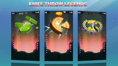 Screenshot #3 pour Knife Throw 3D Legend