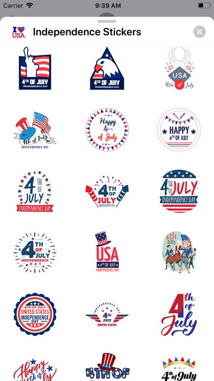 4th of July Stickers ⋆ screenshot-7