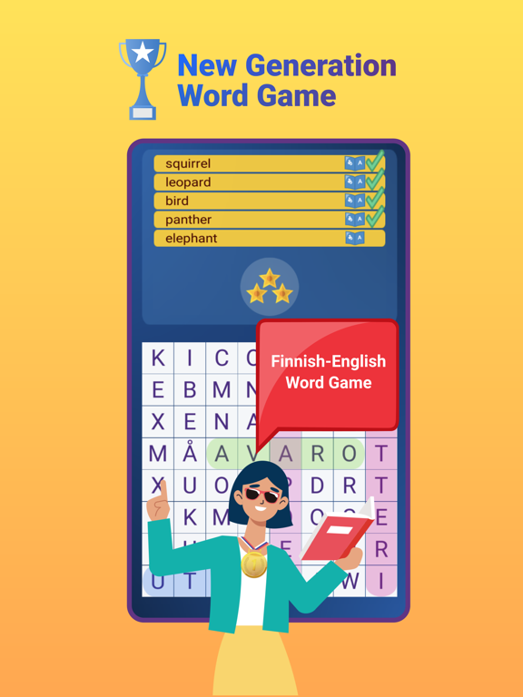 Screenshot #4 pour Finnish English Word Game