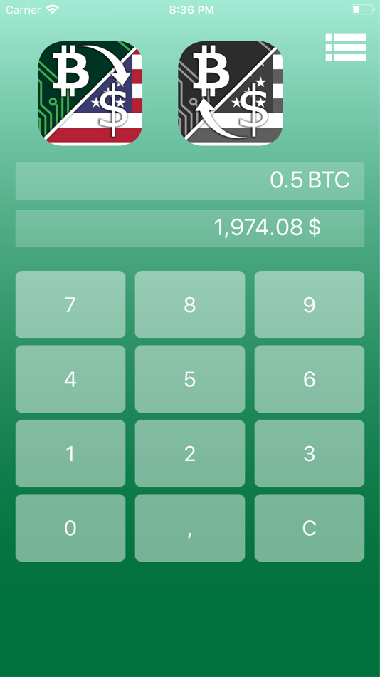 #3. Bitcoin Price , Rate & Chart. (iOS) By: Arnau Egea
