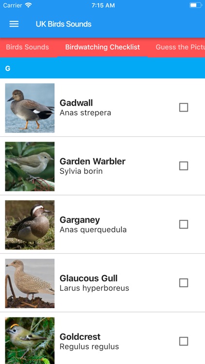 UK Birds Sounds