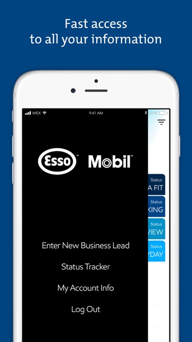 FleetLeads Esso Mobil Screenshot