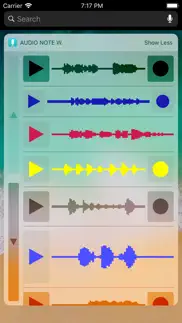 audio note widget iphone screenshot 3