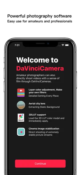 Game screenshot DaVinci Camera apk