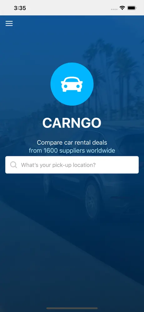 Car Hire Carngo car rental app