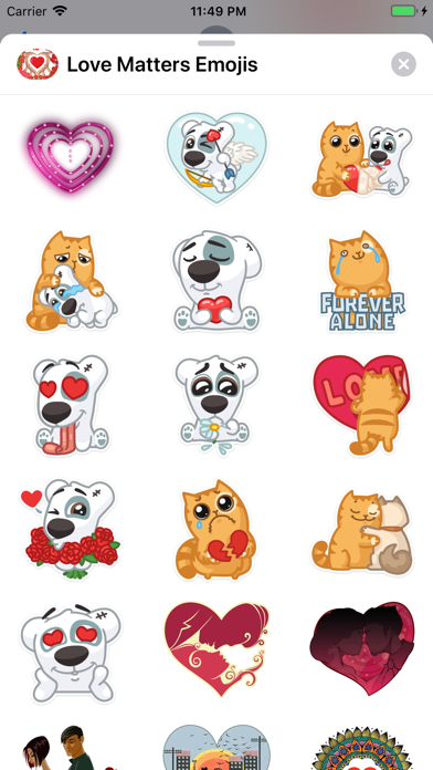 Love Matters - Emoji Stickers screenshot 4