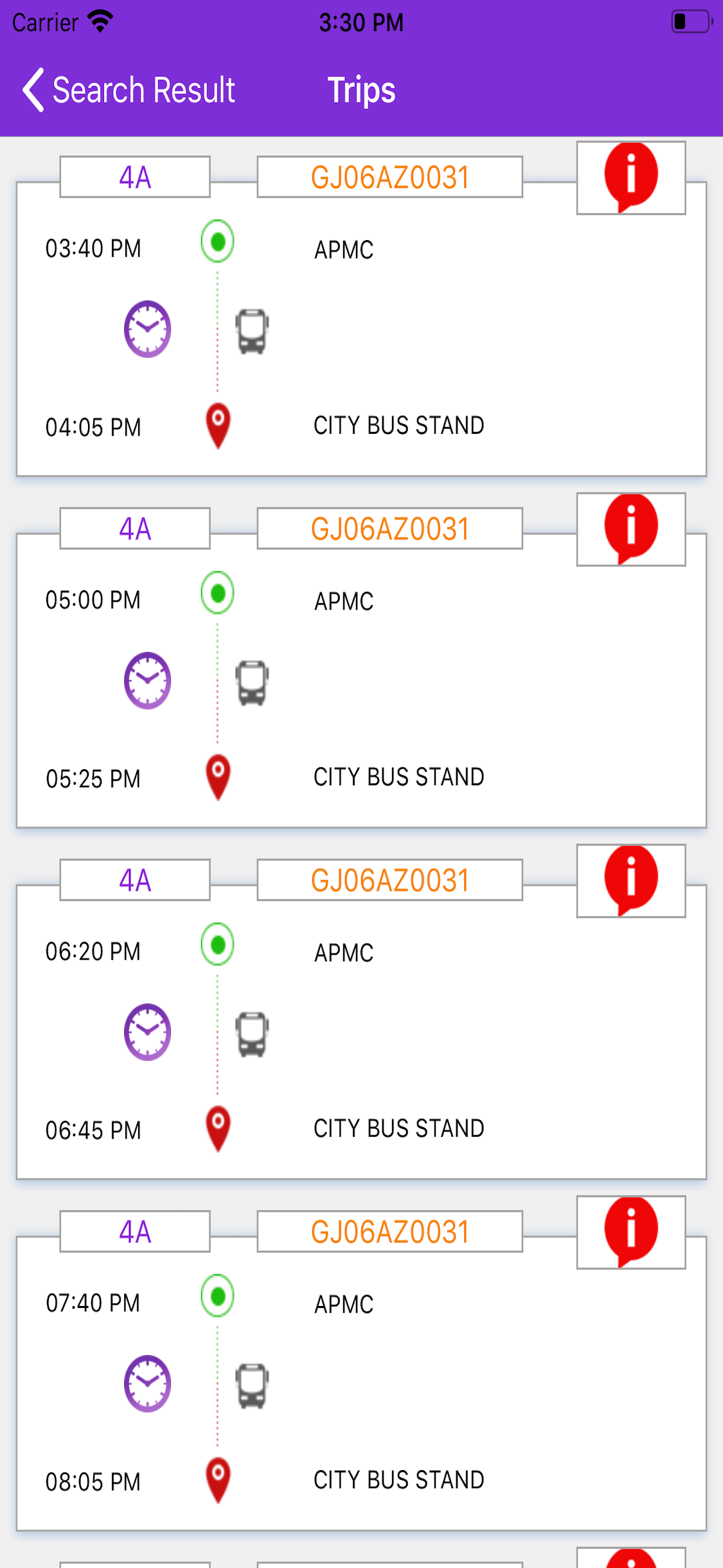 Vadodara Smart City Bus