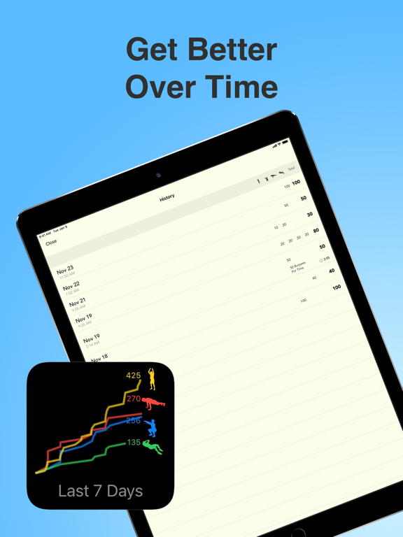 Screenshot #6 pour HIIT Workouts - Burpee Hero