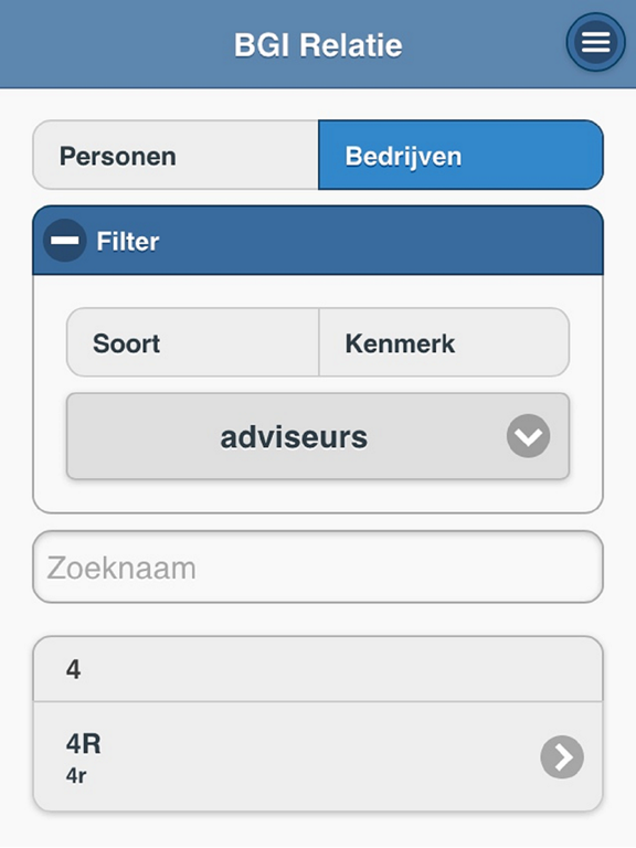 BGI Relatie app screenshot 2