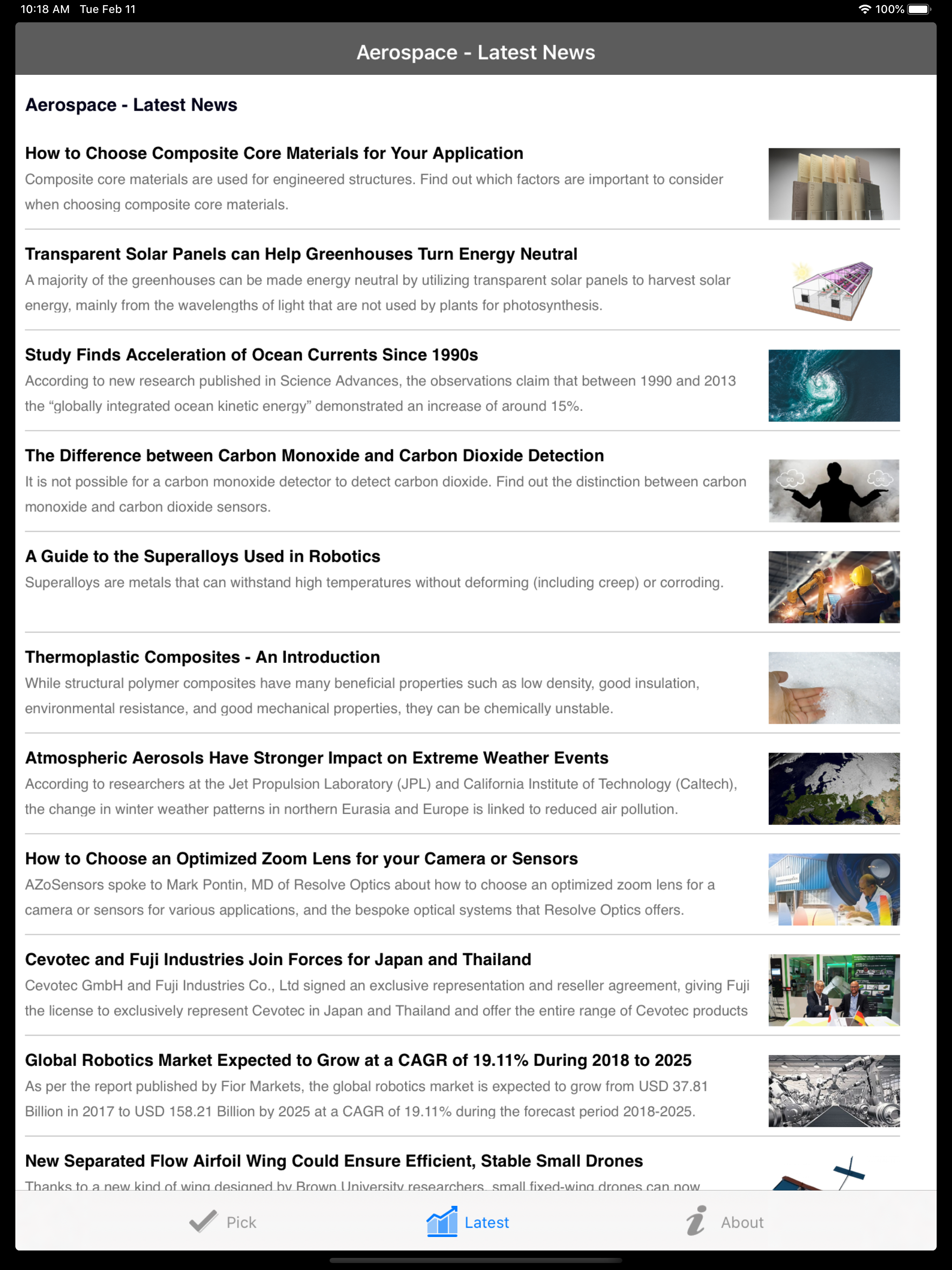 Aerospace by AZoNetwork screenshot 7