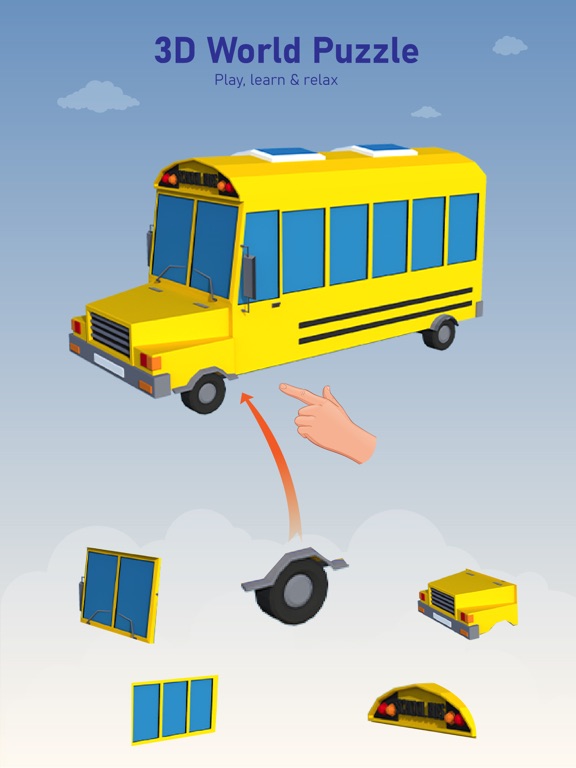 3D World Puzzle - Jigsaw 3D iPad screenshot
