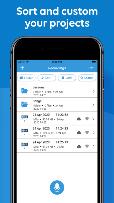 Voice Memos & Sound Recorder Screenshot