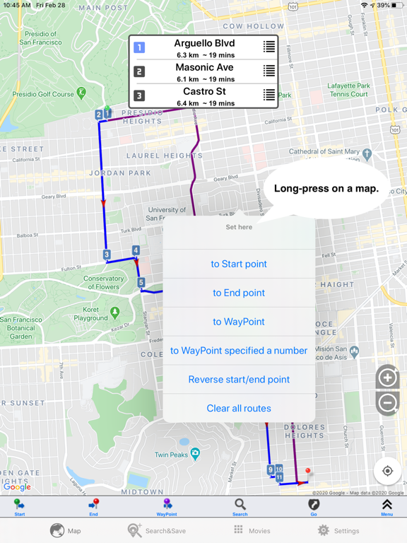 NavigatorX iPad screenshot 5 - Navigation app