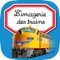 L'application "L'imagerie des trains interactive" fonctionne avec le livre pour la jeunesse "L'imagerie des trains" publié par Fleurus Editions (édition de mars 2018)