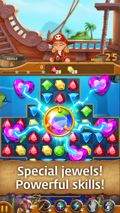 Jewels Ocean: Match3 Puzzle Screenshot