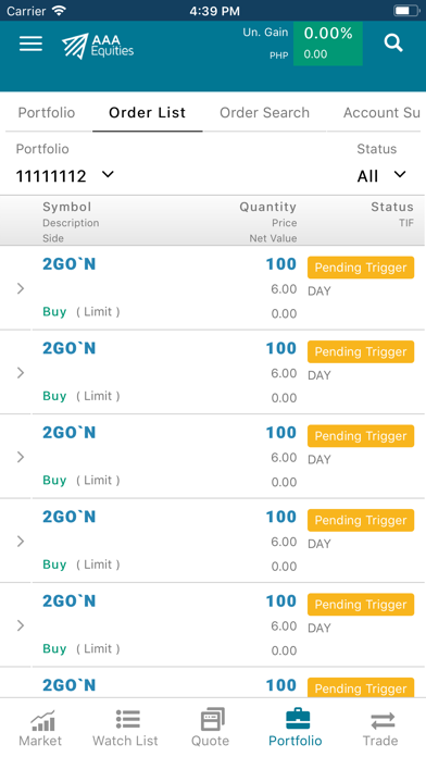 AAA Equities iPhone screenshot 9 - Finance app