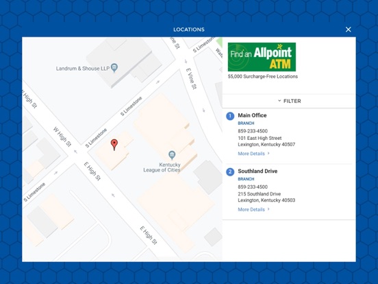 Bank of the Bluegrass iPad screenshot 2 - Finance app