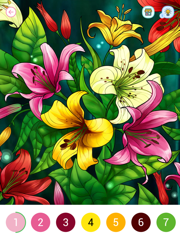Screenshot #4 pour Coloring Book -Color by Number
