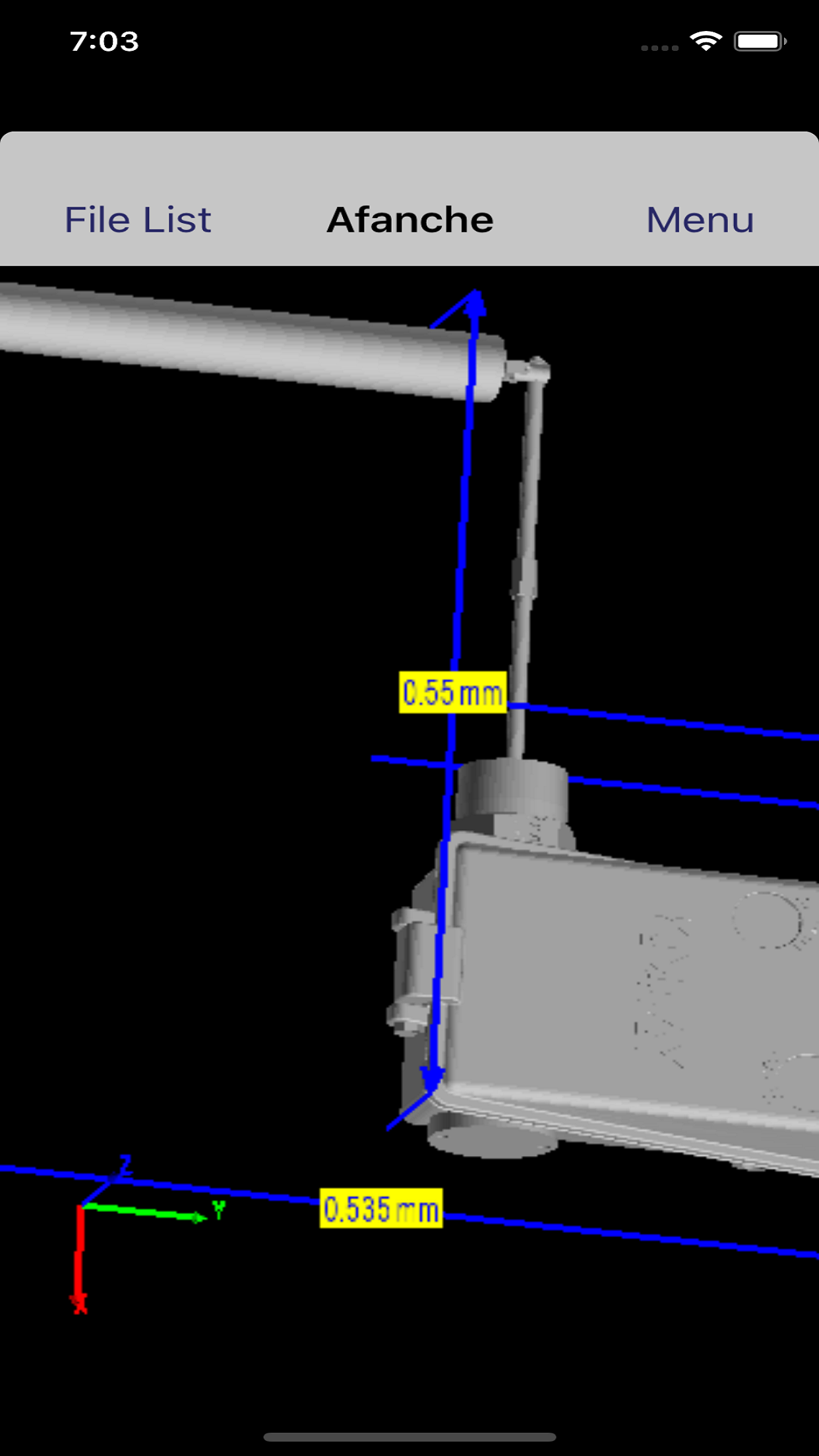 Afanche 3D STEP Viewer Phone