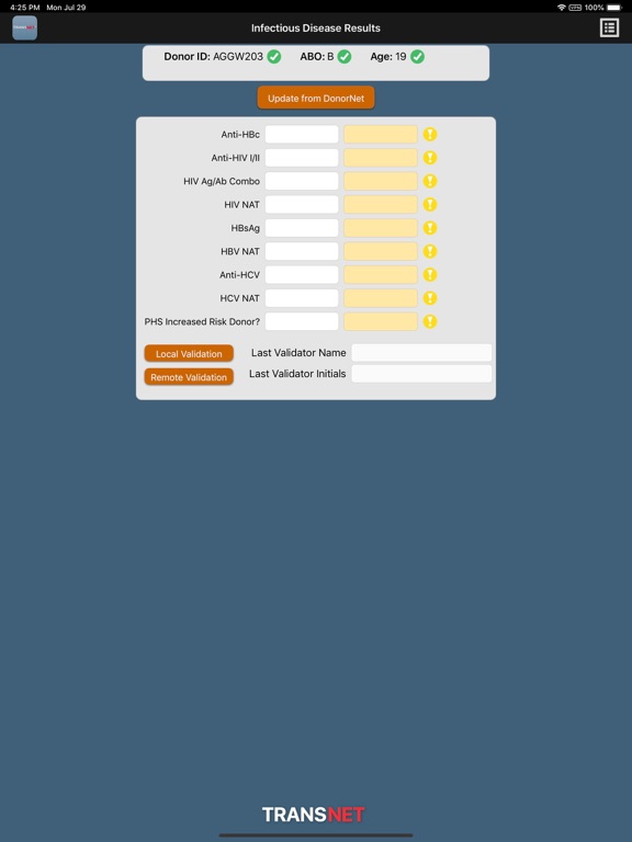 TransNet Training iPad screenshot 5 - Medical app