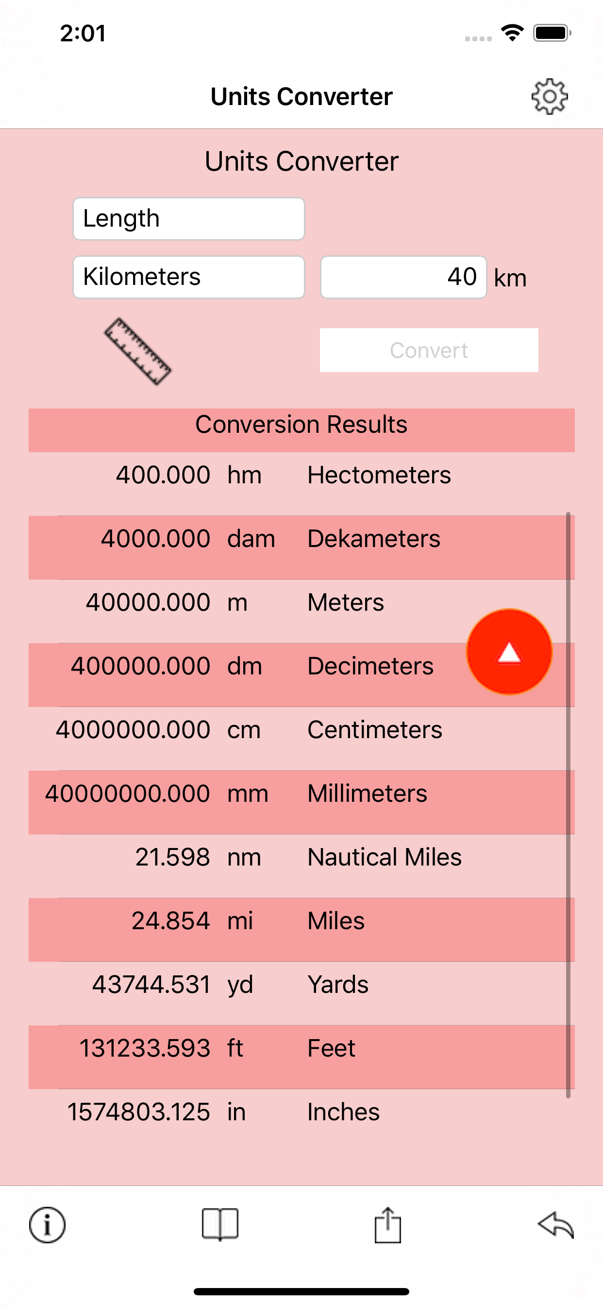 My Units Converter screenshot 2