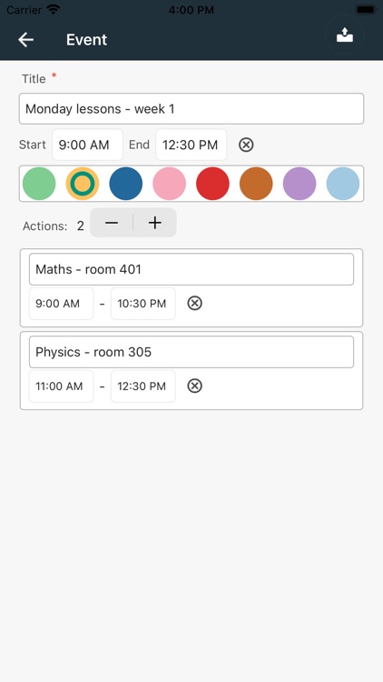 Scheduler for workers/students screenshot-4