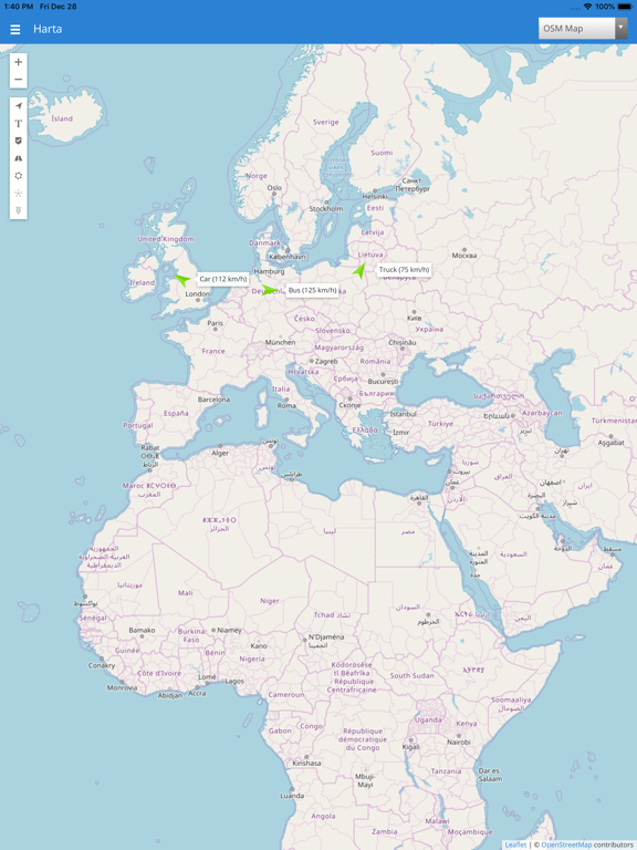 2Tech GPS iPad screenshot 2 - Navigation app
