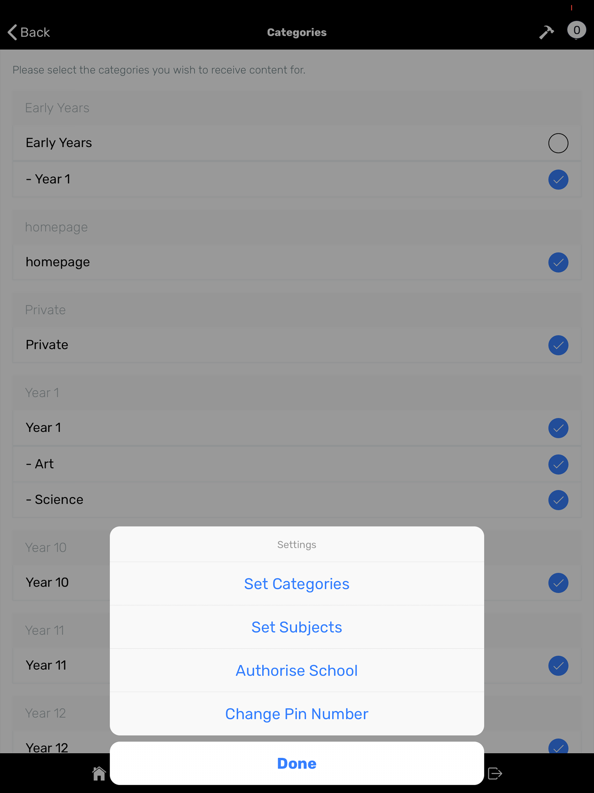 Smart School Planner App